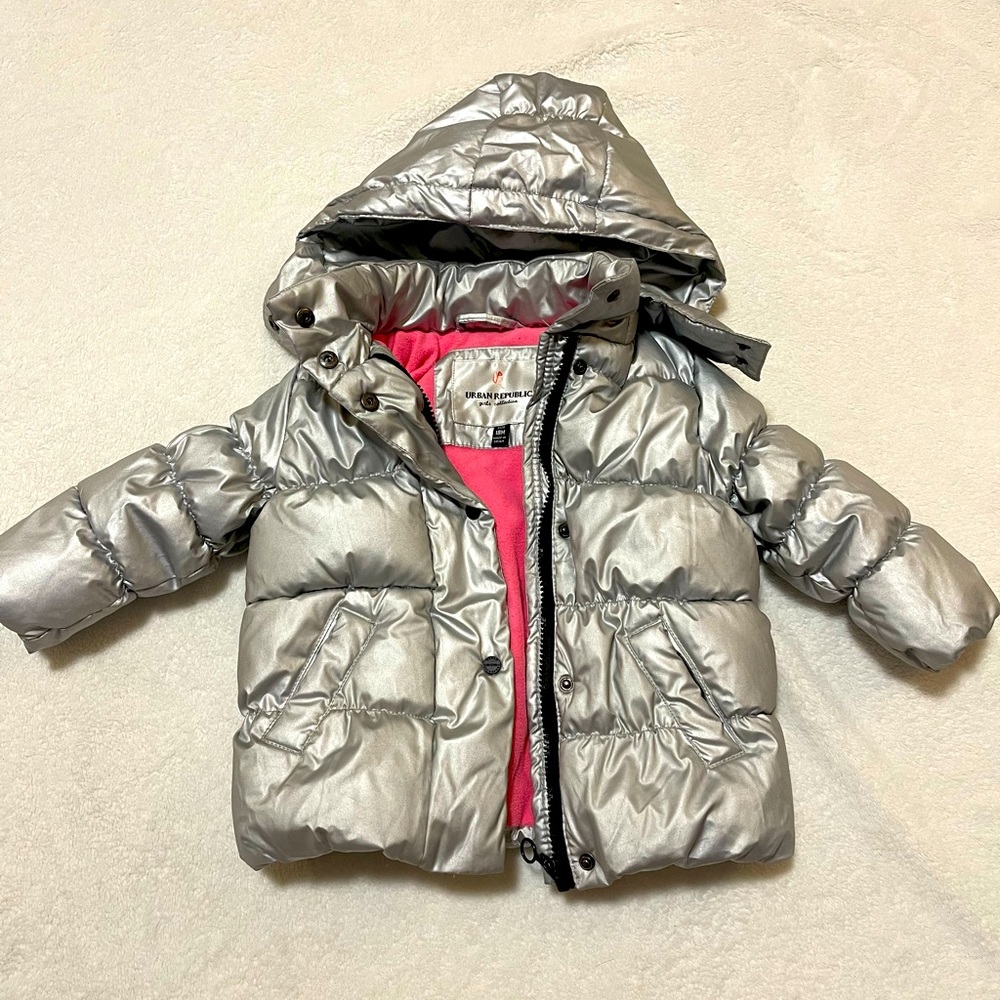 Toddler silver Winter jacket